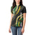 Hawaii Aloha Kakau Women Polo Shirt Puakenikeni and Maile Lei Twist