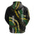 Hawaii Aloha Kakau Zip Hoodie Puakenikeni and Maile Lei Twist