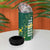 Hawaii Aloha Kakau 4 in 1 Can Cooler Tumbler Green Puakenikeni and Maile Lei Twist