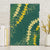 Hawaii Aloha Kakau Canvas Wall Art Green Puakenikeni and Maile Lei Twist