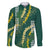 Hawaii Aloha Kakau Family Matching Mermaid Dress and Hawaiian Shirt Green Puakenikeni and Maile Lei Twist