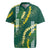 Hawaii Aloha Kakau Rugby Jersey Green Puakenikeni and Maile Lei Twist