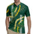 Hawaii Aloha Kakau Rugby Jersey Green Puakenikeni and Maile Lei Twist