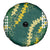 Hawaii Aloha Kakau Spare Tire Cover Green Puakenikeni and Maile Lei Twist