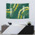 Hawaii Aloha Kakau Tapestry Green Puakenikeni and Maile Lei Twist