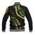 Hawaii Puakenikeni - Maile Lei Baseball Jacket Obsidian Black