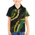 Hawaii Puakenikeni - Maile Lei Family Matching Short Sleeve Bodycon Dress and Hawaiian Shirt Obsidian Black