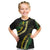 Hawaii Puakenikeni - Maile Lei Kid T Shirt Obsidian Black