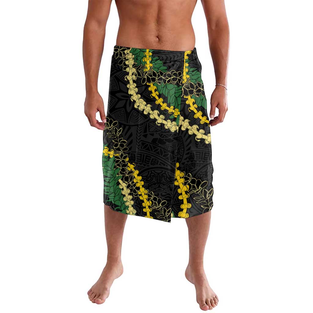 Hawaii Puakenikeni - Maile Lei Lavalava Obsidian Black