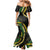 Hawaii Puakenikeni - Maile Lei Mermaid Dress Obsidian Black