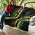 Hawaii Puakenikeni - Maile Lei Quilt Obsidian Black