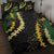 Hawaii Puakenikeni - Maile Lei Quilt Bed Set Obsidian Black