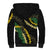 Hawaii Puakenikeni - Maile Lei Sherpa Hoodie Obsidian Black