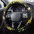 Hawaii Puakenikeni - Maile Lei Steering Wheel Cover Obsidian Black