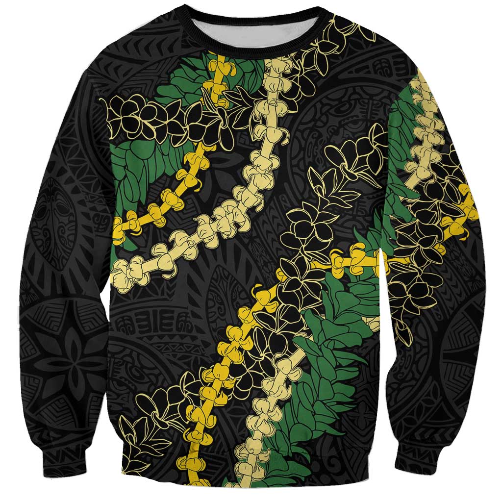 Hawaii Puakenikeni - Maile Lei Sweatshirt Obsidian Black