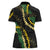 Hawaii Puakenikeni - Maile Lei Women Polo Shirt Obsidian Black