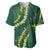 Hawaii Puakenikeni - Maile Lei Baseball Jersey Sage Green