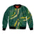 Hawaii Puakenikeni - Maile Lei Bomber Jacket Sage Green