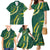Hawaii Puakenikeni - Maile Lei Family Matching Mermaid Dress and Hawaiian Shirt Sage Green