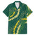 Hawaii Puakenikeni - Maile Lei Family Matching Mermaid Dress and Hawaiian Shirt Sage Green