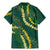 Hawaii Puakenikeni - Maile Lei Family Matching Mermaid Dress and Hawaiian Shirt Sage Green