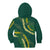 Hawaii Puakenikeni - Maile Lei Kid Hoodie Sage Green