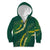 Hawaii Puakenikeni - Maile Lei Kid Hoodie Sage Green