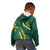 Hawaii Puakenikeni - Maile Lei Kid Hoodie Sage Green