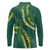 Hawaii Puakenikeni - Maile Lei Long Sleeve Polo Shirt Sage Green