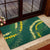 Hawaii Puakenikeni - Maile Lei Rubber Doormat Sage Green