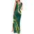 Hawaii Puakenikeni - Maile Lei Tank Maxi Dress Sage Green