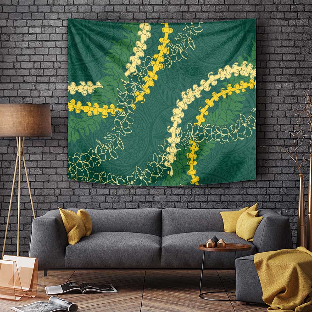 Hawaii Puakenikeni - Maile Lei Tapestry Sage Green