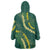 Hawaii Puakenikeni - Maile Lei Wearable Blanket Hoodie Sage Green