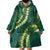 Hawaii Puakenikeni - Maile Lei Wearable Blanket Hoodie Sage Green