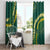 Hawaii Puakenikeni - Maile Lei Window Curtain Sage Green