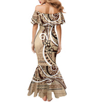 Samoa Siapo Classic Motif Family Matching Mermaid Dress and Hawaiian Shirt Manuia le tuto’atasi o Samoa Independence