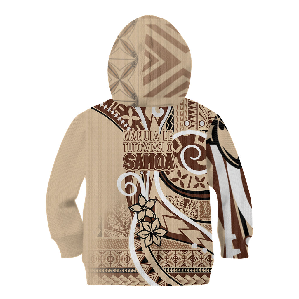 Samoa Siapo Classic Motif Kid Hoodie Manuia le tuto’atasi o Samoa Independence