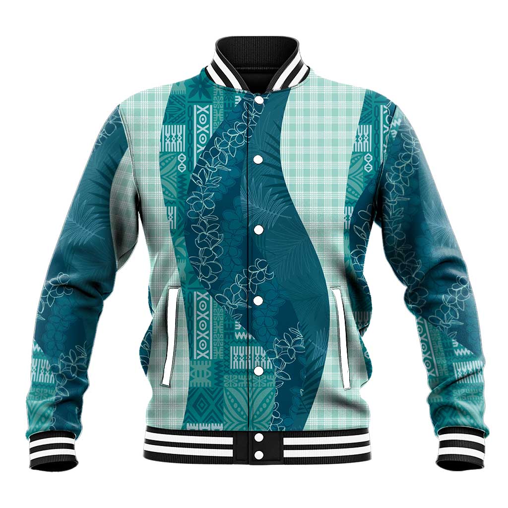 Polynesian Tribal Pattern Patchwork Picturesque Baseball Jacket Oceanic