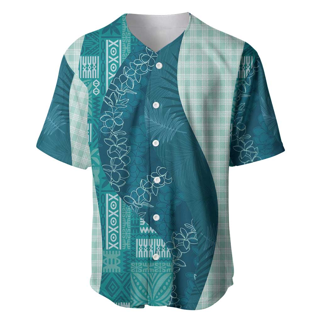 Polynesian Tribal Pattern Patchwork Picturesque Baseball Jersey Oceanic