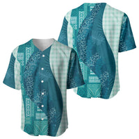 Polynesian Tribal Pattern Patchwork Picturesque Baseball Jersey Oceanic