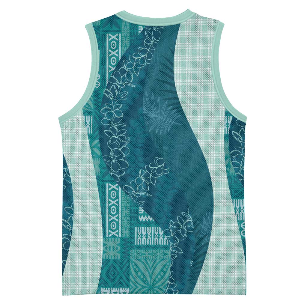 Polynesian Tribal Pattern Patchwork Picturesque Basketball Jersey Oceanic