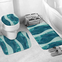 Polynesian Tribal Pattern Patchwork Picturesque Bathroom Set Oceanic