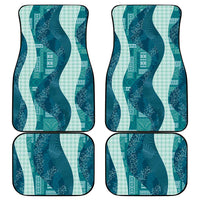 Polynesian Tribal Pattern Patchwork Picturesque Car Mats Oceanic