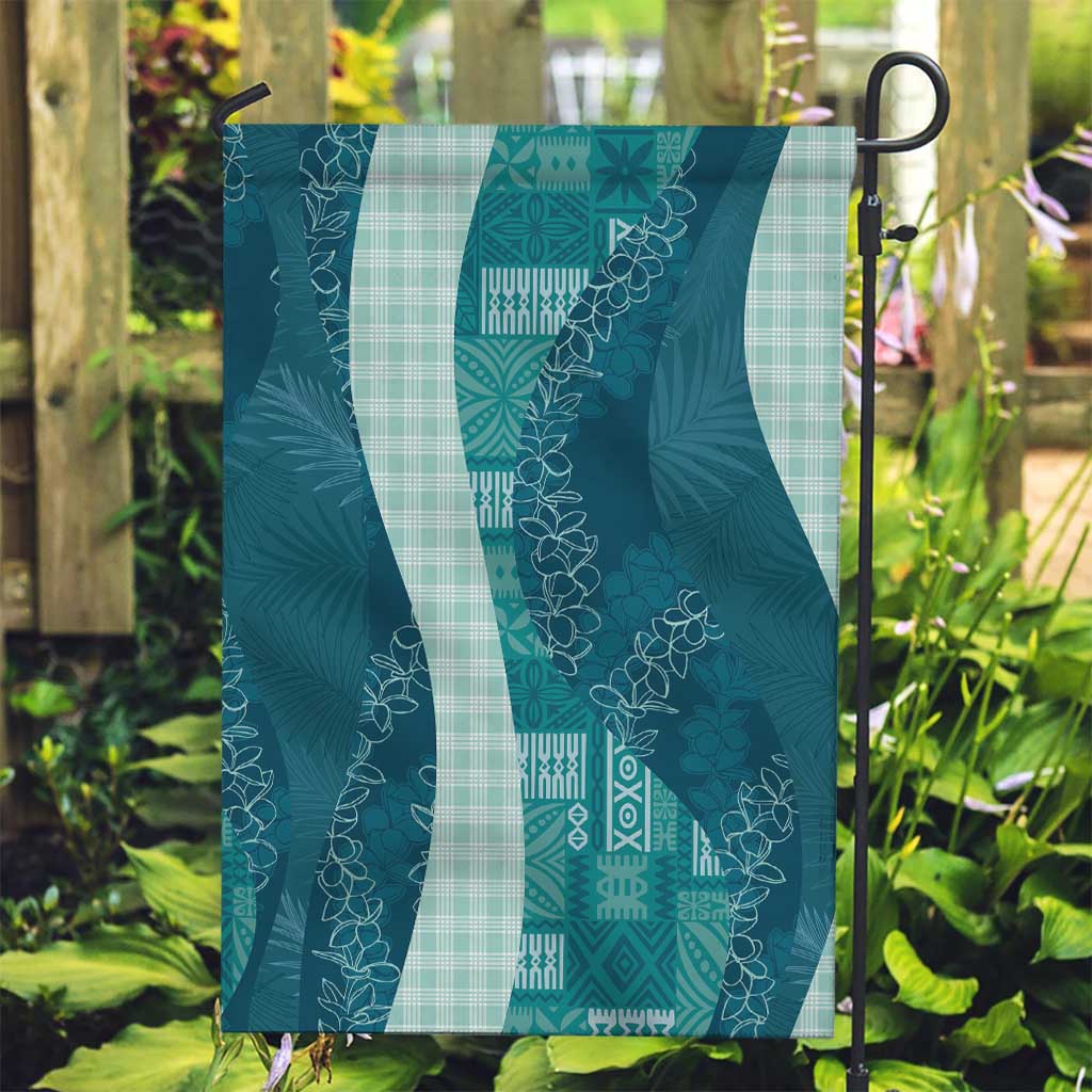 Polynesian Tribal Pattern Patchwork Picturesque Garden Flag Oceanic