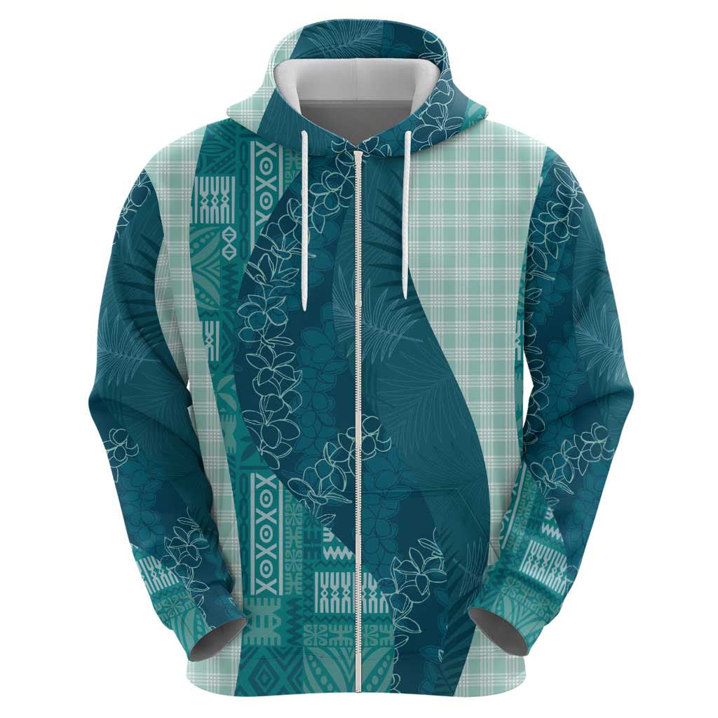 Polynesian Tribal Pattern Patchwork Picturesque Hoodie Oceanic