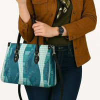 Polynesian Tribal Pattern Patchwork Picturesque Leather Bag Oceanic