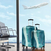 Polynesian Tribal Pattern Patchwork Picturesque Luggage Cover Oceanic