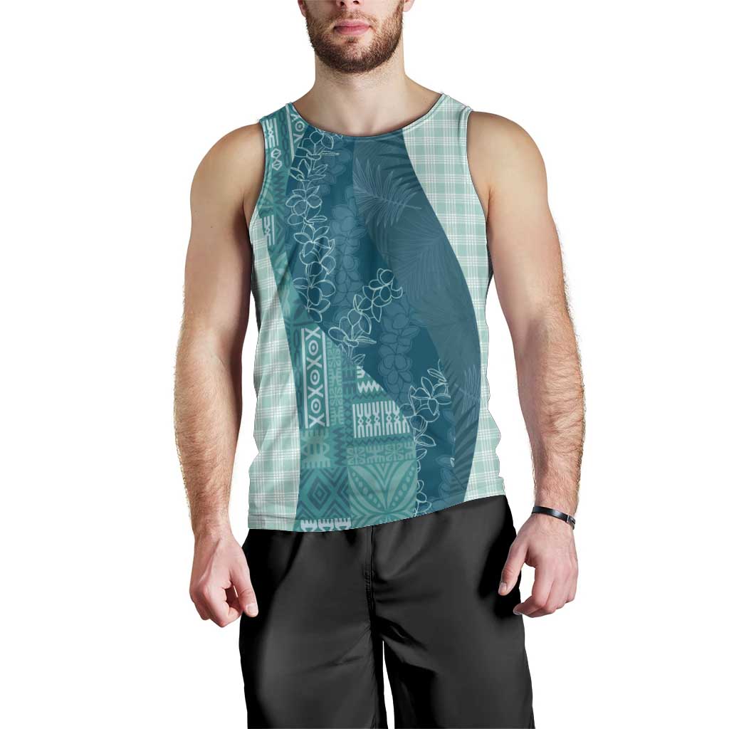 Polynesian Tribal Pattern Patchwork Picturesque Men Tank Top Oceanic