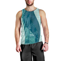Polynesian Tribal Pattern Patchwork Picturesque Men Tank Top Oceanic