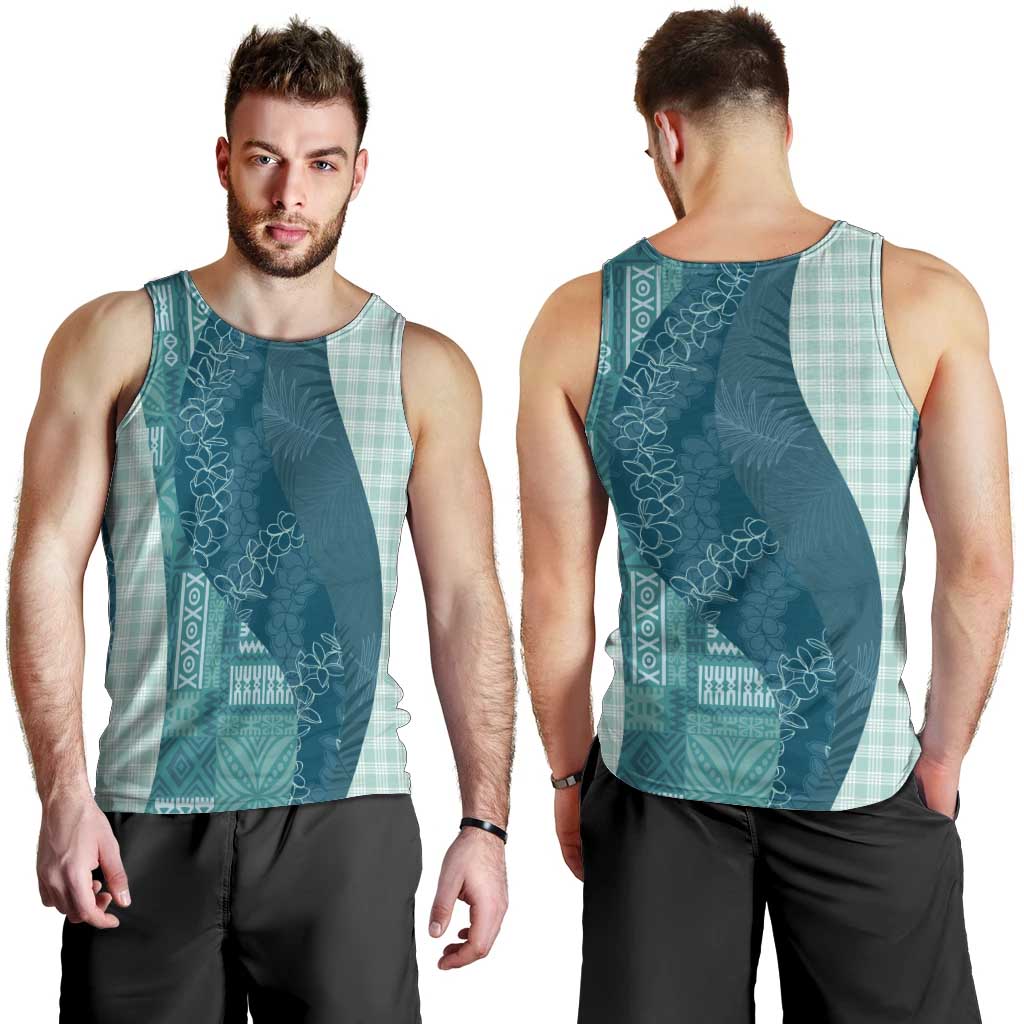 Polynesian Tribal Pattern Patchwork Picturesque Men Tank Top Oceanic
